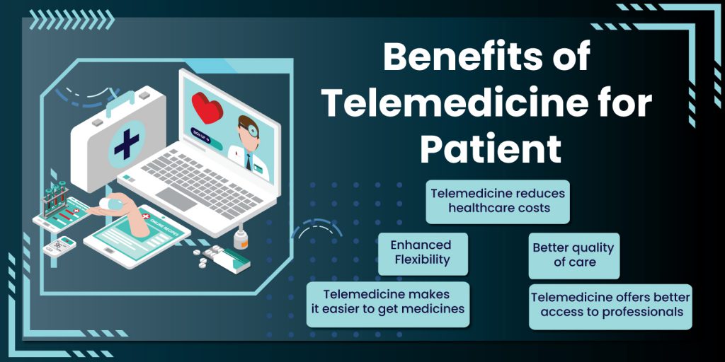 Benefits of telemedicine for patient